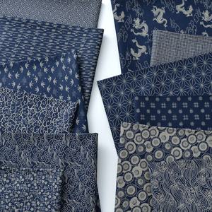 145X50cm 레트로 패턴 면 재봉 원단 장 시안 디지털 프린트 DIY 의류 아기 바지 어린이 수제 프로젝트용