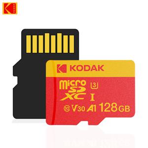 코닥 마이크로SD 메모리 카드 256GB 레코더 저장 고속 128GB 모니터링 SD 카드 64GB 32GB TF 게임용 마이크로SD 클래스10 U3 V30