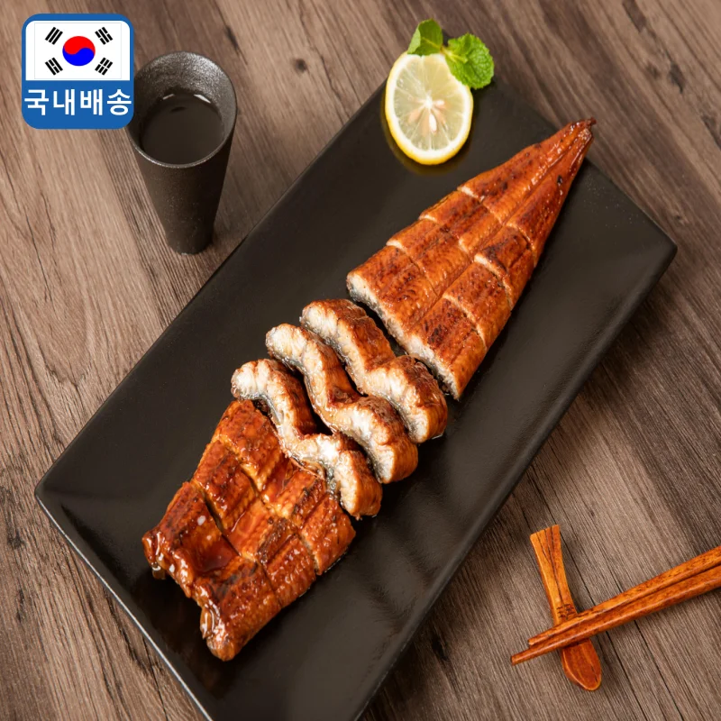 [냉동배송 4개입] 즉석 장어구이 민물 손질 장어 양념구이 부드러운 간편식 데워먹는 생선요리 덮밥용  특대 왕장어