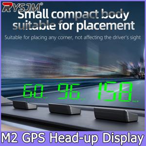 헤드업 디스플레이 M2 GPS HUD 자동차 범용 속도계 KMH USB 케이블 플러그 앤 플레이 GPS 및 베이더우 듀얼 위성 시스템