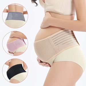 임산부용 복대, 조절 가능한 임신 복부 및 허리, 골반, 허리 통증 완화를 위한 지지 밴드