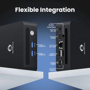젠머신 AMD 라이젠 3 4300U ES 미니 PC 윈도우 11 라이젠 데스크탑 4코어/8스레드 3.7GHz 스트리밍 및 작업에 완벽한 DIY 미니 PC 게이밍