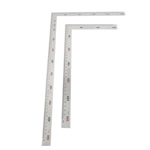300/500mm 앵글 스퀘어 룰러 90도 직각자 스테인리스 스틸 삼각자 목공 게이지 측정 도구