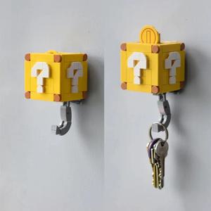 Rafford 141PCS 코인 빌딩 블록 키 체인 세트 DIY 장난감 펜던트 크리 에이 티브 미니 벽돌 키트 어린이 수집가를위한 크리스마스 선물