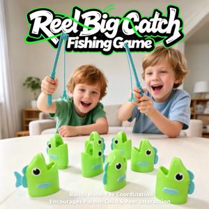 낚시 마스터 확장형 2인용 낚시 배틀 게임, 가족 보드 게임, 어린이 및 성인용 교육용 퍼즐 장난감