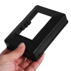 6개 플라스틱 ABS 기둥 커버, 난간 베이스 슬리브, 현관 데크 펜스 기둥 커버, 교체용 펜스 부품