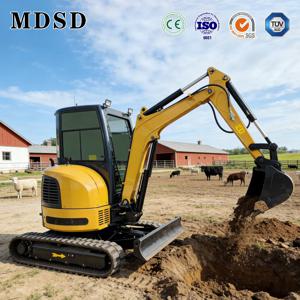 마이크로 굴삭기 3톤 간편 조작 소형 굴삭기 가정 농장 개조 작업용 2톤 소형 굴삭기 유로5 엔마이크로 굴삭기 CE/EPA 인증