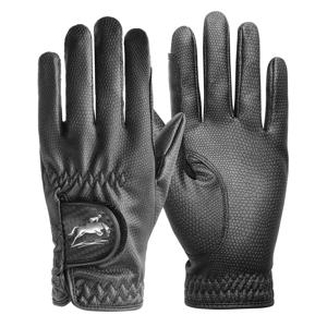 어린이용 PU 가죽 그립 승마 장갑 1쌍, 가볍고 통기성 좋은 청소년 승마 장갑