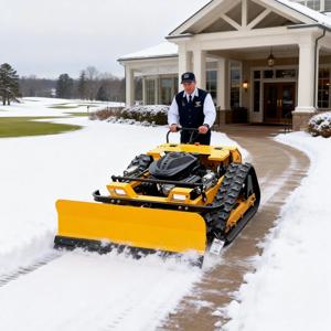 맞춤형 무선 원격 제어 로봇 잔디깎이 4행정 엔진 제설 제초 분쇄 CE 인증 무료 블레이드 포함