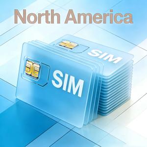 북미 유니버설 4G LTE SIM 카드 (IoT 기기, GPS 트래커, 무선 워키토키, POS 및 자동판매기용), 500MB