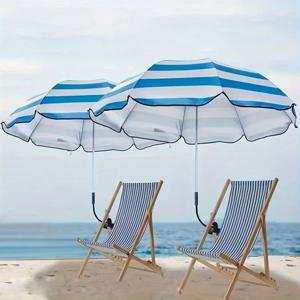 1피스 방수 비치 의자 우산(범용 클램프 포함), 360 °   회전식 휴대용 사계절 골프 우산