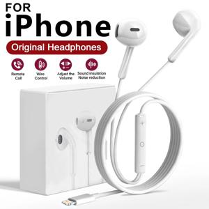 애플 아이패드 아이폰 17 11 12 13 14 15 16 직업적인 최대 TypeC 헤드폰 노트북 태블릿 3.5mm 이어버드를 위한 본래 In-Ear 유선 이어폰