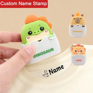 어린이용 맞춤 이름 스탬프, 유치원용 의류 라벨, 방수 잉크 개인 맞춤 이름 도장