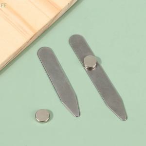 3가지 사이즈 남성용 스테인리스 스틸 칼라 스테이, 칼라 지지대, 비즈니스맨 선물, 셔츠 본 스티퍼 인서트, 고정형