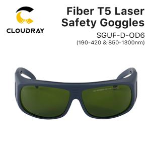 Cloudray 1064nm 레이저 안전 고글 850-1300nm OD6+ CE 섬유 레이저 기계용 보호 고글 스타일 D