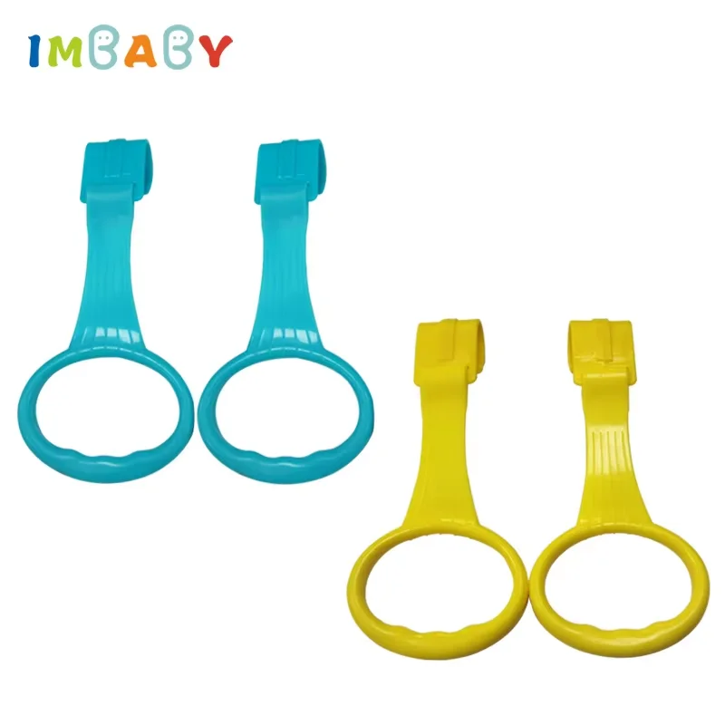 IMBABY 4 개/몫 놀이터 용 풀 링 아기 어린이 침대 후크 일반 사용 후크 침대 링 후크 교수형 링 도움말 아기 스탠드 액세서리