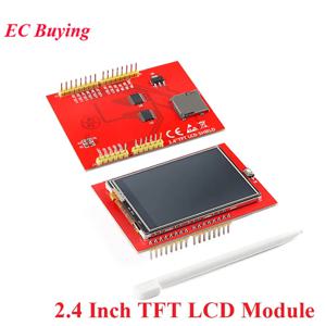 2.4인치 2.4인치 TFT 컬러 LCD 터치 스크린 디스플레이 모듈 베어 HD 320*240 ILI9341 드라이버 아두이노 R3 메가2560 개발 보드용