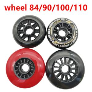 무료 배송 스케이트 휠 속도 휠 84mm 90mm 100mm 110mm 4 바퀴 각 로트