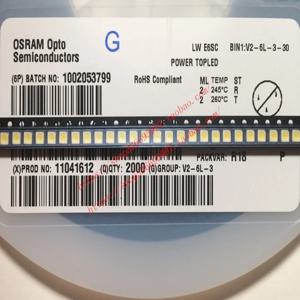 OSRAM LWE6SC 패치 3528, 4 다리 커먼 양 6000K 포지티브 백색광, 자동차 기기 LED 램프 비즈, 50 개