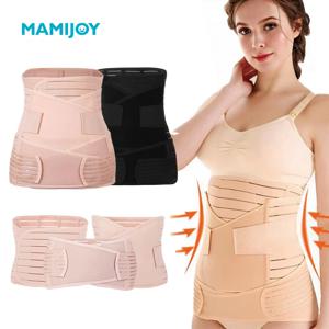 3in1 코르셋 산후 배꼽 밴드 임산부 배 배꼽 골반 벨트 랩 허리 트레이너 복구 붕대 스트랩 바디 셰이퍼