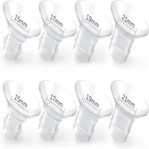 플랜지 인서트 8PCS 15/17/19/21mm, Momcozy S12pro/S9pro/S9/S10/S12에 적합, Medela/Tsrete/Spectra/Bellababy 24mm 플랜지용