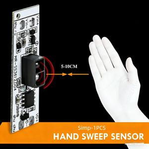 홈피쉬 핸드 웨이브 센서 스위치 컨트롤 모듈 LED 조명 (캐비닛, 옷장, 신발장용) 5V-12V-24V 호환 실내용