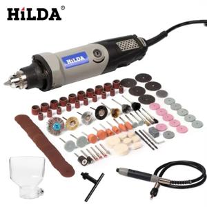 HILDA 전기 드릴 회전 공구, 가변 속도 400W 미니 드릴, 6 위치 회전 공구, 미니 연삭기