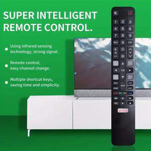 RC802N YAI2 TCL TV 4K HDTV P20 시리즈 C2 시리즈 NETFLIX용 교체 TCL 스마트 TV 리모컨