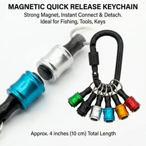 6PC 육각 손잡이 드라이버 세트 퀵 체인지 색상 코드가 있는 연장봉 키체인