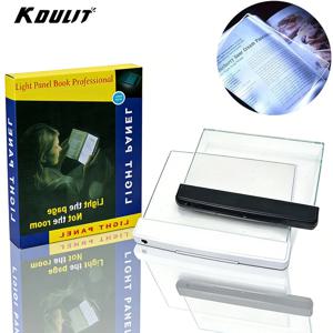 휴대용 LED 책 조명, LED 평면 패널 눈 보호 독서등, 배터리로 작동되는 종이처럼 얇은 북마크 조명, 침대, 여행, 선물용