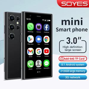 SOYES S23 Pro 미니 스마트폰 안드로이드 8.1 듀얼 SIM 3.0'' HD 1000mAh 배터리 WIFI 블루투스 3G 소형 휴대전화