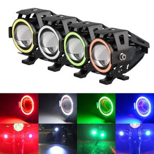 1pc LED 보조 오토바이 헤드라이트 범용 U7 미니 스포트라이트 DRL 주행등 오토바이 자전거 램프 액세서리