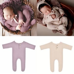 아기 복장 신생아 사진 소품 Romper Jumpsuit 유아 사진 촬영 액세서리