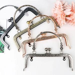 가방 키스 걸쇠 잠금 지갑 걸쇠 프레임 가방 만들기 DIY 공예 핸들 가방 액세서리 지갑 프레임 키스 걸쇠 가방 하드웨어 지갑 프레임