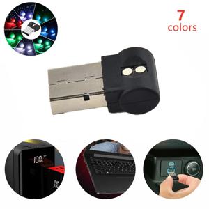 미니 USB LED 자동차 조명, 자동차 인테리어 분위기 조명 장식 램프 비상 조명 PC 자동 화려한 조명 자동차 액세서리