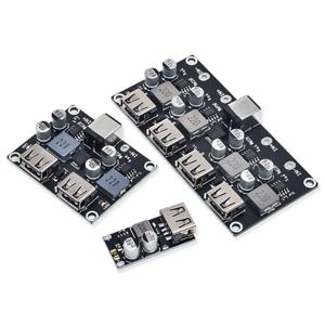USB QC3.0 QC2.0 DC-DC 벅 컨버터 충전 스텝다운 모듈 6-32V 9V 12V 24V 고속 충전기 회로 기판 3V 5V 12V