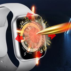 애플워치 시리즈 9 8 7 45mm 41mm 액세서리 소프트 글래스 9D HD 풀 필름 iWatch 6 5 3 se 44mm 40mm 42 38mm용 스크린 보호필름