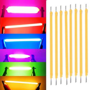 10 Pcs 3V COB LED 필라멘트 에디슨 전구 램프 부품 백열등 다이오드 액세서리 다색 휴일 조명 장식
