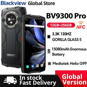 Blackview BV9300 프로 견고한 휴대폰, Helio G99, 6.7 인치, 120Hz 디스플레이, 8 GB, 12GB, 256GB 스마트폰, 듀얼 스크린, 15080mAh, 64MP 휴대폰