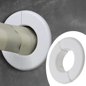 1pcs 40/50/60/70/80mm 에어컨 파이프 구멍 커버 벽 장식 커버 케이블 항목 케이블 통로 구멍 커버 하드웨어