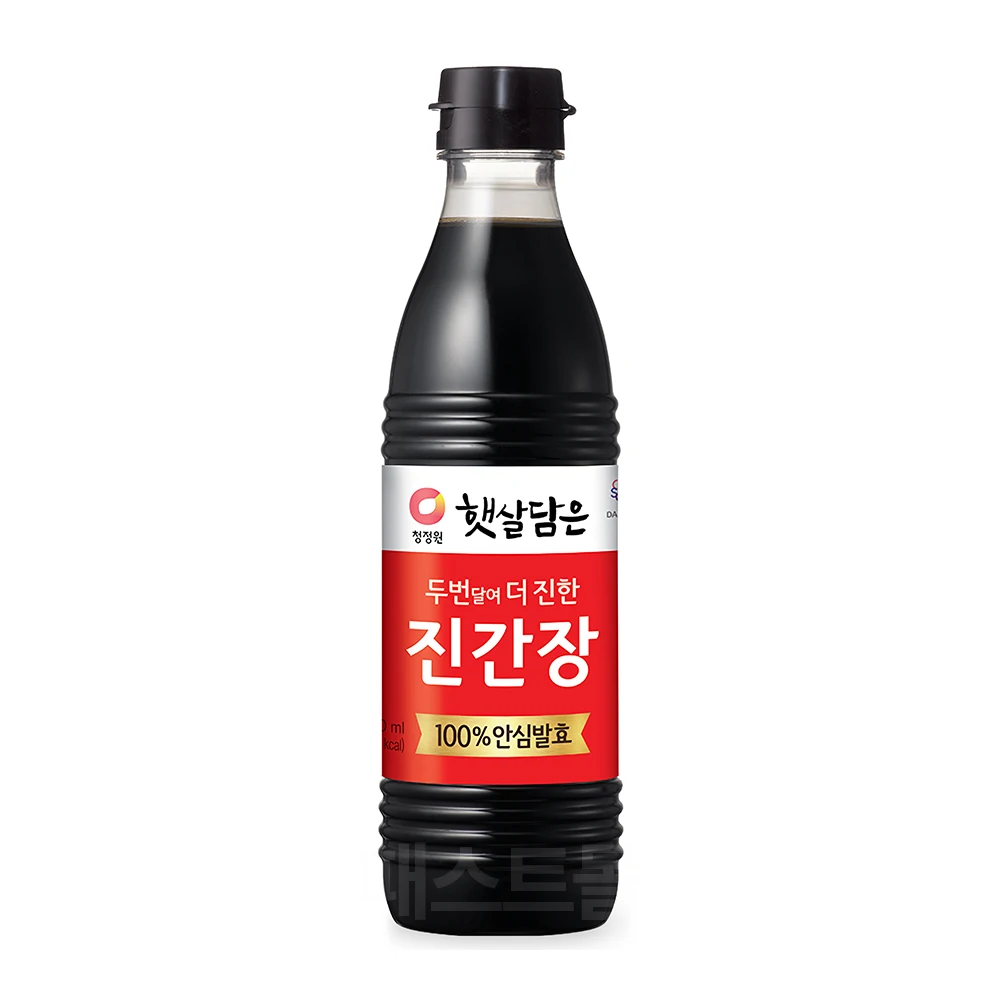 청정원 햇살담은 두번달여 더 진한 진간장 500ml