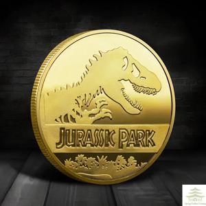 기념주화 복제품 기념주화 메달 배지 코인 쥬라기 공원 공룡 코인
