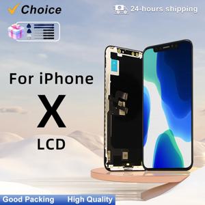 아이폰 X LCD 디지타이저 어셈블리 OLED 인셀, 3D 터치, 데드 픽셀 라트 없음, 새로운 디스플레이 선택