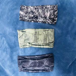 1pc 러닝 땀 흡수 스포츠 헤어 밴드 요가 통기성 발한 억제제 밴드 남성 및 여성 농구 헤어 밴드