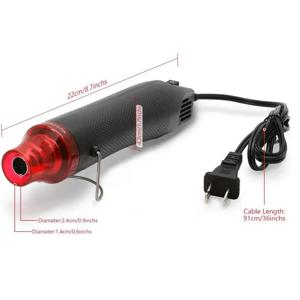 휴대용 미니 열풍기 DIY 공예 엠보싱 수축 포장 PVC 다기능 핸드헬드 전기 열 도구