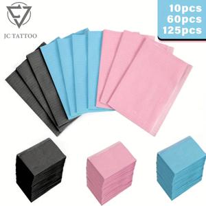 JC TATTOO 125Pcs 치과 Bibs 일회용 문신 청소 물티슈 13 