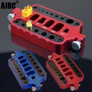 RC 금속 미니 빨간색 납땜 도구 홀더 모델 자동차 드론 해양 용접 도구 T 플러그 커넥터 XT60 XT90