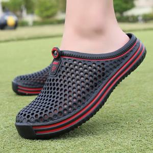 YRZL 남성 신발 비치 슬리퍼 unisex Hollow Out 캐주얼 여성 비치 샌들 플립 플롭 신발 미끄럼 방지 크기 36-45 mens 슬리퍼