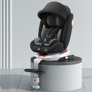 360도 지원을 갖춘 어린이 안전 카시트 °   0-12세 어린이에게 적합한 회전식 안전 시트 ISOFIX 강철 인터페이스