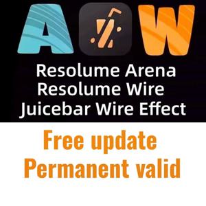 VJ 소프트웨어 Resolume Arena 7.25.1... 업데이트 지원 RT Stage 온라인 활성화 Wire Juicebar